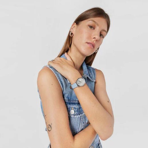 Reloj Tous Dai XL en piel azul