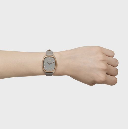 Reloj Tous Heritage con piel gris