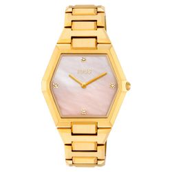 Reloj Tous Karant Gold esfera nacarada rosada