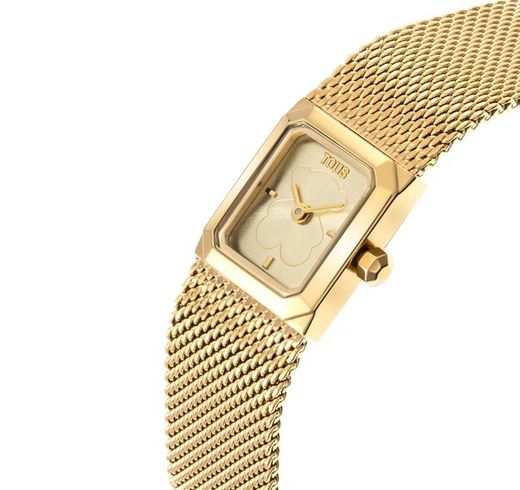 Reloj Tous Mini Mesh Gold