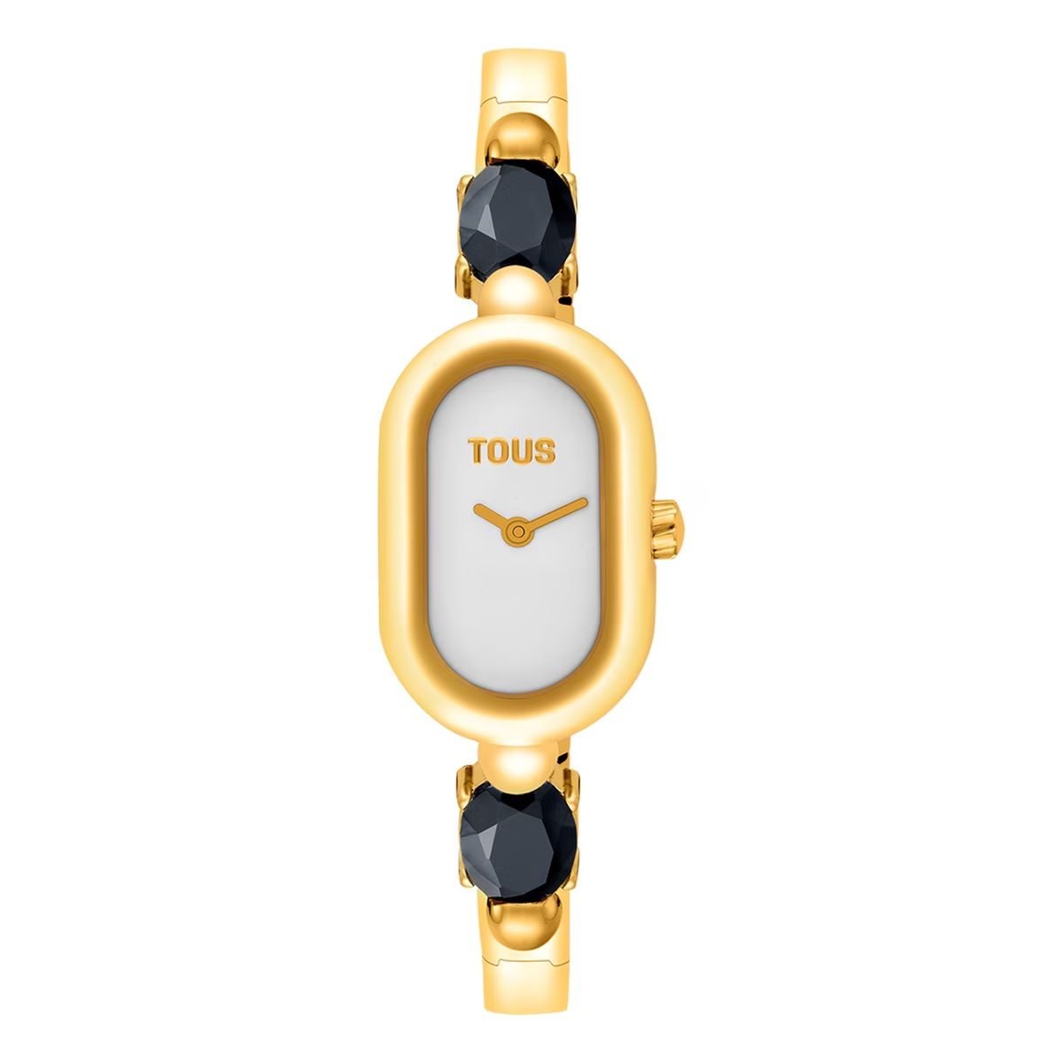 Reloj Tous Oval Onix Gold
