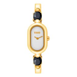 Reloj Tous Oval Onix Gold
