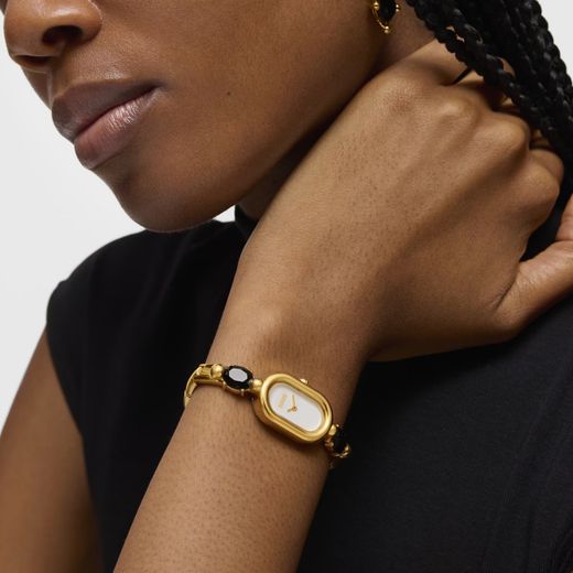 Montre Tous Oval Onyx Or