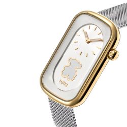 Reloj Tous T-Band Club combinado Dorado Oso