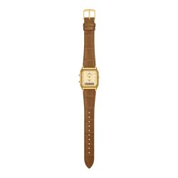 Reloj unisex Casio analógico-digital AQ-230 Gold Brown