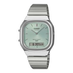 Reloj unisex Casio analógico-digital AQ-240 esfera azul