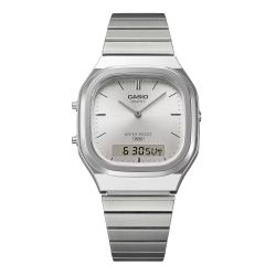 Casio Unisex-Analog-Digitaluhr AQ-240 mit grauem Zifferblatt
