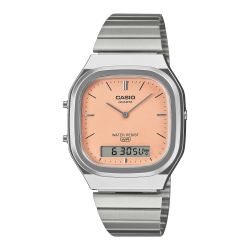 Reloj unisex Casio analógico-digital AQ-240 esfera maquillaje