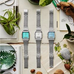 Casio Unisex-Uhr himmelblau analog-digital