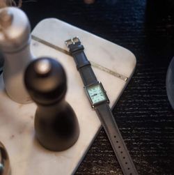 Reloj unisex Casio rectangular Azul Turquesa