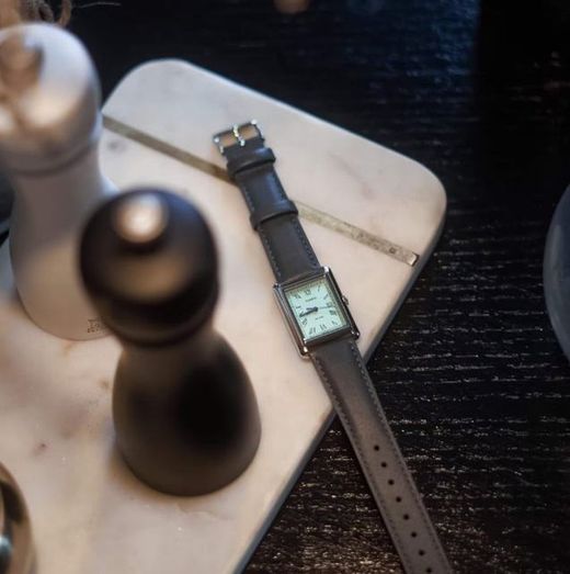 Reloj unisex Casio rectangular Azul Turquesa