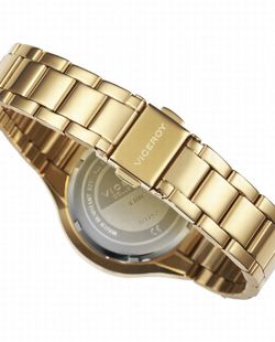 Reloj Viceroy mujer acero chapado IP dorado.