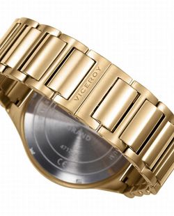Reloj de hombre titanio Ip dorado