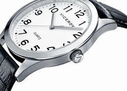 Montre homme Viceroy en acier avec bracelet noir