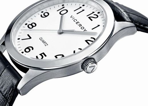 Montre homme Viceroy en acier avec bracelet noir