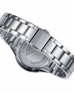 Reloj Viceroy acero mujer, signos y aguja en rosado