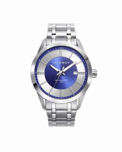 Reloj de Hombre Viceroy Magnum con calendario y esfera azul