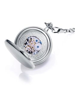 Relógio de bolso Viceroy com mecanismo visível.