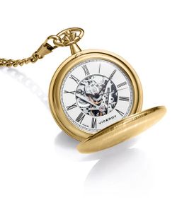 Reloj Viceroy de bolsillo Dorado con maquinaria vista
