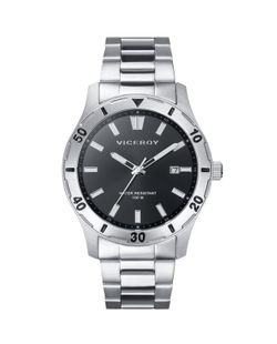 Reloj Viceroy hombre en acero con esfera negra