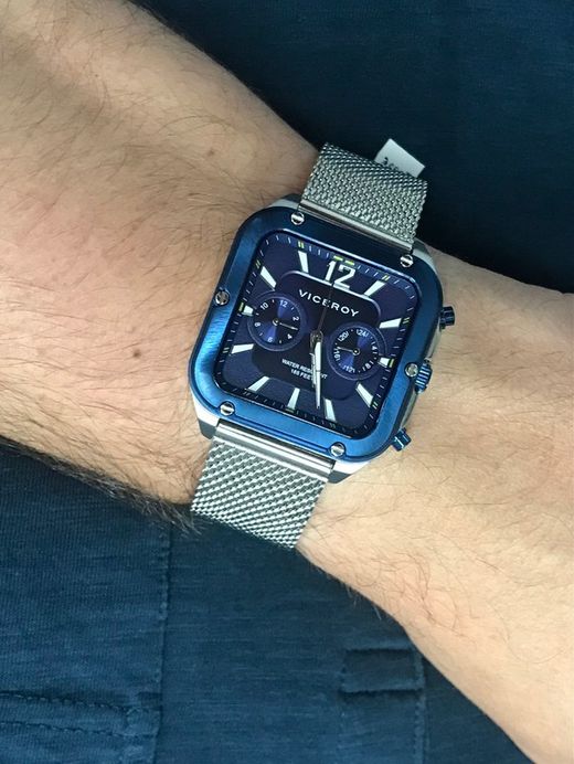 Reloj Viceroy Magnum cuadrado Blue