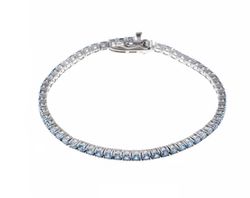 Pulsera Riviere en plata de ley Blue