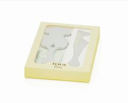 Conjunto de escova e pente Tous cinza