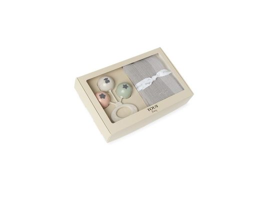 Conjunto de chocalho e musselina Tous Swing