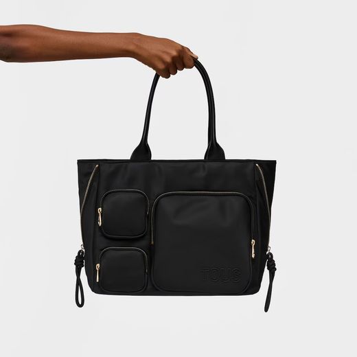 Shopper grande Tous Roomy color negro