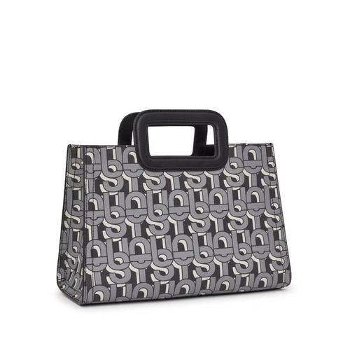 Tous Amaya Manifesto Schwarzer mittelgroßer Shopper