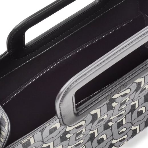 Tous Amaya Manifesto Schwarzer mittelgroßer Shopper