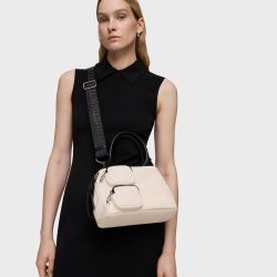 Petit sac cabas spacieux beige Tous