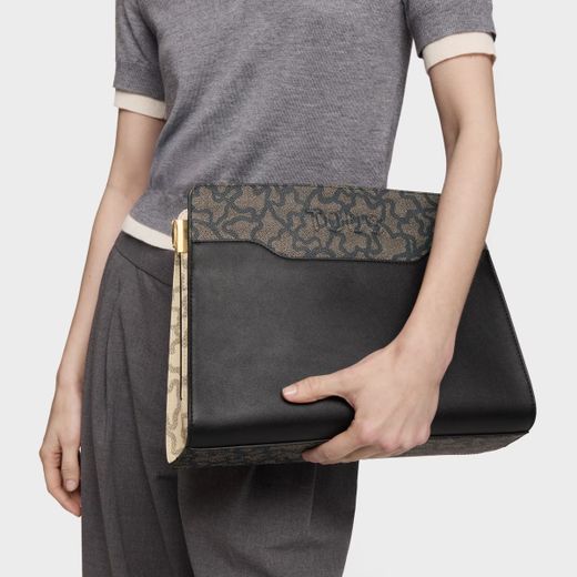 Shopper Tous Kaos Ikon Farbe Schwarz