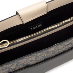 Shopper Tous Kaos Ikon Farbe Schwarz