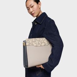 Shopper Tous Kaos Ikon Farbe Taupe