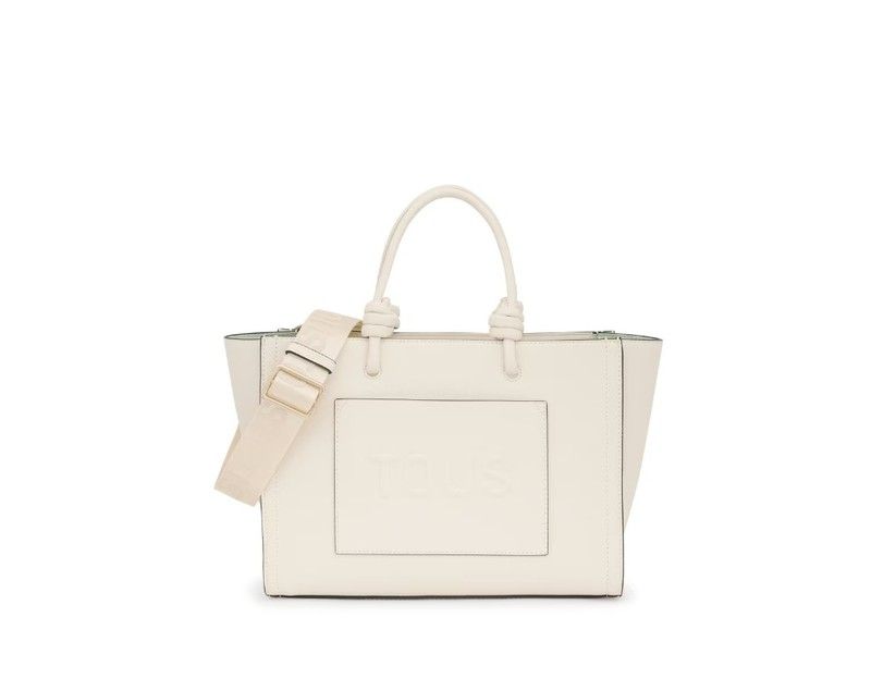 Shopper Tous mediano Amaya La Rue New Beige 2002025601 — Miralles