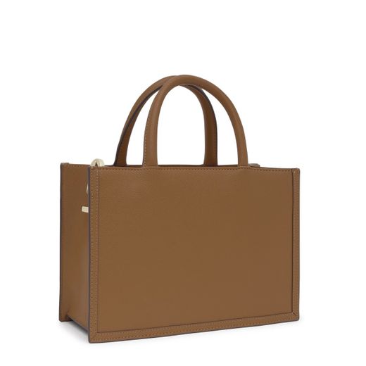 Mittelgroße Tous Brenda Shoppertasche, kamelfarben