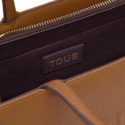 Mittelgroße Tous Brenda Shoppertasche, kamelfarben