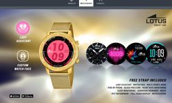 Smartwatch 50037/1 Lotus plateado de hombre con correa de regalo