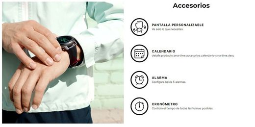 Smartwatch 50037/1 Lotus plateado de hombre con correa de regalo