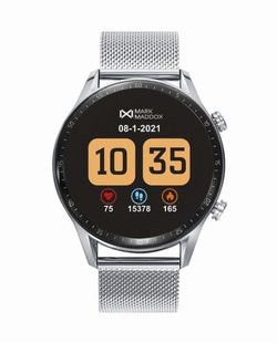 Viceroy Herren-Smartwatch aus Stahl und Geschenkband