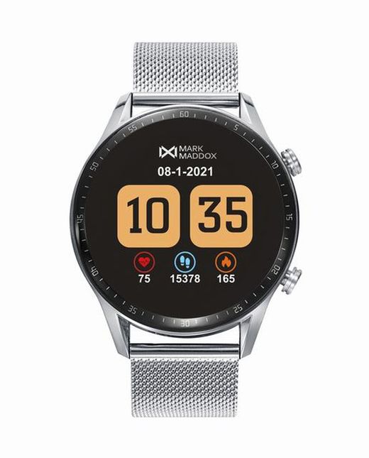 Viceroy Herren-Smartwatch aus Stahl und Geschenkband