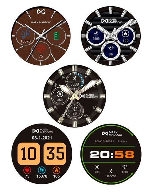 Viceroy Herren-Smartwatch aus Stahl und Geschenkband