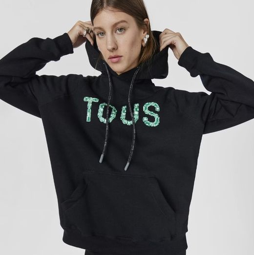Sudadera Tous Logo Gemstones Turquesa