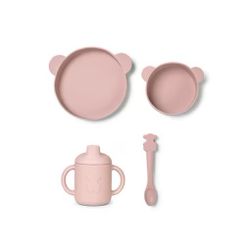 Vajilla de silicona Tous Baby Zoe Rosa