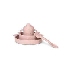 Vajilla de silicona Tous Baby Zoe Rosa