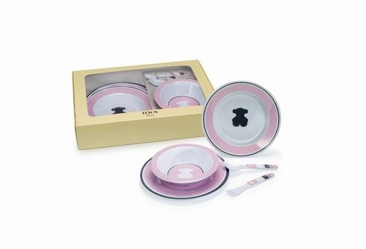 Vaisselle Tous Baby Feding Rose